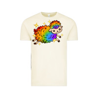 Vintage Arctic rainbow sheep with star Vintage Tee - texasbilliewilder