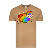 Vintage Camel rainbow sheep with star Vintage Tee - texasbilliewilder