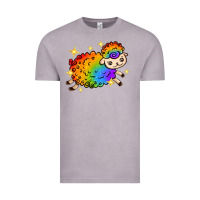 Rainbow Sheep With Star Vintage Tee | Teevron