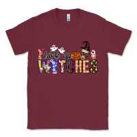 Burgundy Drink Up Witches Classic Tee - CowhideDigitalArt