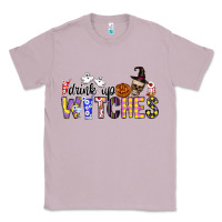 Lilac Drink Up Witches Classic Tee - CowhideDigitalArt