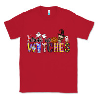 Red Drink Up Witches Classic Tee - CowhideDigitalArt