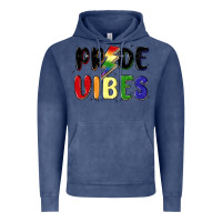 Vintage Denim pride vibes Vintage Hoodie - MaliasSmallBusiness