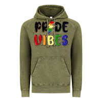 Vintage Olive pride vibes Vintage Hoodie - MaliasSmallBusiness