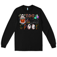 Black too cute to spook Long Sleeve Tee - CowhideDigitalArt