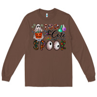 Chestnut too cute to spook Long Sleeve Tee - CowhideDigitalArt