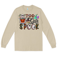 Mushroom too cute to spook Long Sleeve Tee - CowhideDigitalArt
