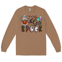 Toasted Coconut too cute to spook Long Sleeve Tee - CowhideDigitalArt