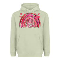 Matcha valentines day rainbow with cupid gnome Heavyweight Hoodie - NancyCooperArtShop