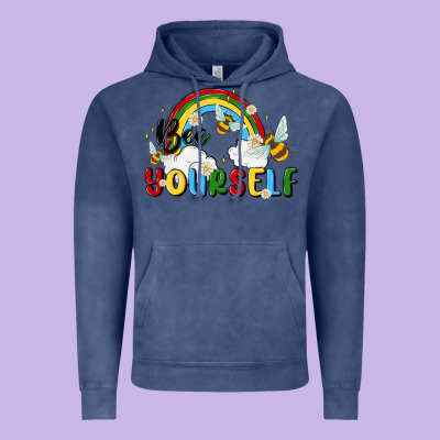 Vintage Hoodie bee yourself