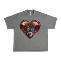 Tornado leopard heart highland calf Urban Heavy Tee - RanaPortraitStore