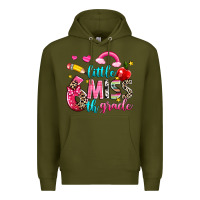 Army Green little miss sixth grade Premium Hoodie - NancyCooperArtShop