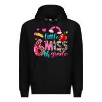 Black little miss sixth grade Premium Hoodie - NancyCooperArtShop