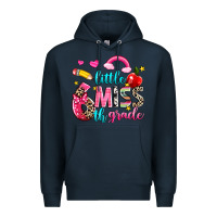 Navy little miss sixth grade Premium Hoodie - NancyCooperArtShop