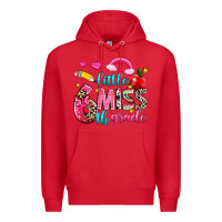 Red little miss sixth grade Premium Hoodie - NancyCooperArtShop
