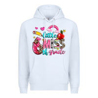 White little miss sixth grade Premium Hoodie - NancyCooperArtShop