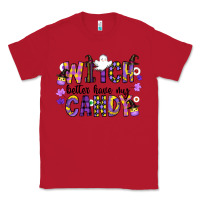 Red Witch Better Have My Candy Classic Tee - CowhideDigitalArt
