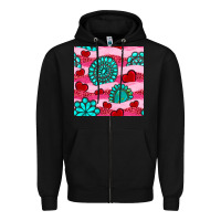 Black valentines day turquoise gemstone  and hearts Zipper Hoodie - BundleAndBundleShop