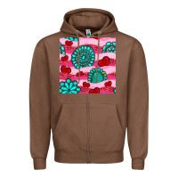 Chestnut valentines day turquoise gemstone  and hearts Zipper Hoodie - BundleAndBundleShop
