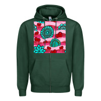 Sports Green valentines day turquoise gemstone  and hearts Zipper Hoodie - BundleAndBundleShop