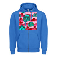 True Royal valentines day turquoise gemstone  and hearts Zipper Hoodie - BundleAndBundleShop