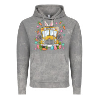 Cloud Rock easter school bus Vintage Hoodie - MaliasSmallBusiness