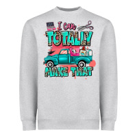 Heather Grey I can totally make that with truck Heavyweight Sweatshirt - MaliasSmallBusiness
