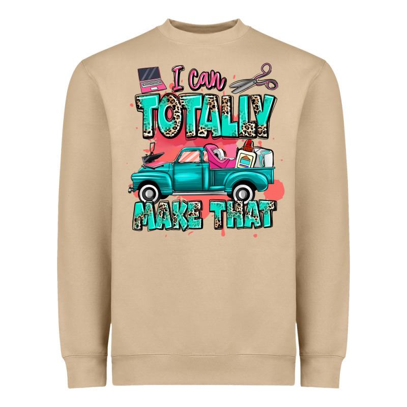 I Can Totally Make That With Truck Heavyweight Sweatshirt by MaliasSmallBusiness | Teevron