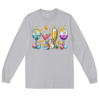 Moon Dust Easter wine glasses Easter Day Long Sleeve Tee - Neo Western