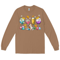 Toasted Coconut Easter wine glasses Easter Day Long Sleeve Tee - Neo Western