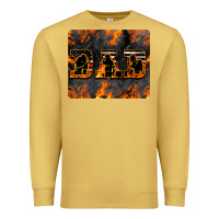 Antique Gold American Firefighter Dad Premium Sweatshirt - LillyAllenDesigns