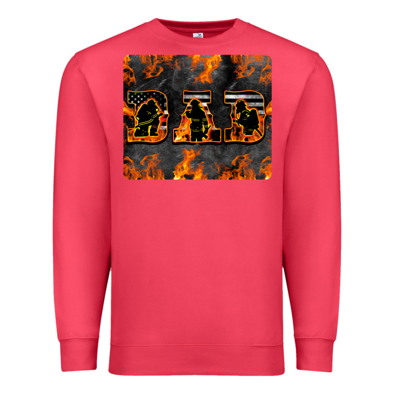 American Firefighter Dad Premium Sweatshirt by LillyAllenDesigns | Teevron
