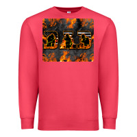Cardinal American Firefighter Dad Premium Sweatshirt - LillyAllenDesigns