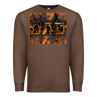 Chestnut American Firefighter Dad Premium Sweatshirt - LillyAllenDesigns