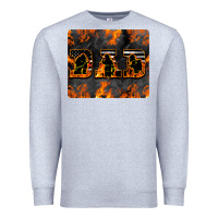 Heather Grey American Firefighter Dad Premium Sweatshirt - LillyAllenDesigns