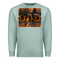 Seafoam American Firefighter Dad Premium Sweatshirt - LillyAllenDesigns
