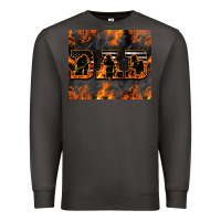 Smoke American Firefighter Dad Premium Sweatshirt - LillyAllenDesigns