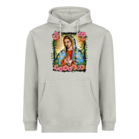 Moon Dust lady of guadalupe portrait Heavyweight Hoodie - BarkalooDesign