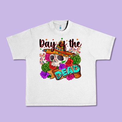 Mexican Day Of The Dead Urban Heavy Tee Designed By Zillion Design Studio