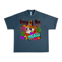 Midnight Navy mexican day of the dead Urban Heavy Tee - Zillion Design Studio