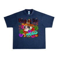 Navy mexican day of the dead Urban Heavy Tee - Zillion Design Studio