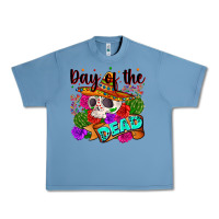 Pebble Blue mexican day of the dead Urban Heavy Tee - Zillion Design Studio
