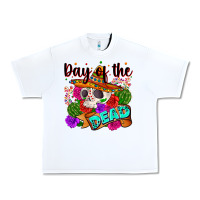 White mexican day of the dead Urban Heavy Tee - Zillion Design Studio