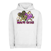 Pigment Lunar Rock Mardi Gras heart Urban Hoodie - LillyAllenDesigns