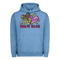 Mardi Gras Heart Urban Hoodie | Teevron