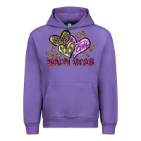 Tulip Mardi Gras heart Urban Hoodie - LillyAllenDesigns