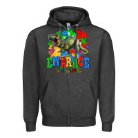 Charcoal Heather embrace difference Zipper Hoodie - AdoDesignShop