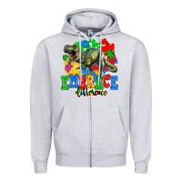 Heather Grey embrace difference Zipper Hoodie - AdoDesignShop
