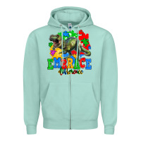 Seafoam embrace difference Zipper Hoodie - AdoDesignShop