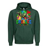 Sports Green embrace difference Zipper Hoodie - AdoDesignShop